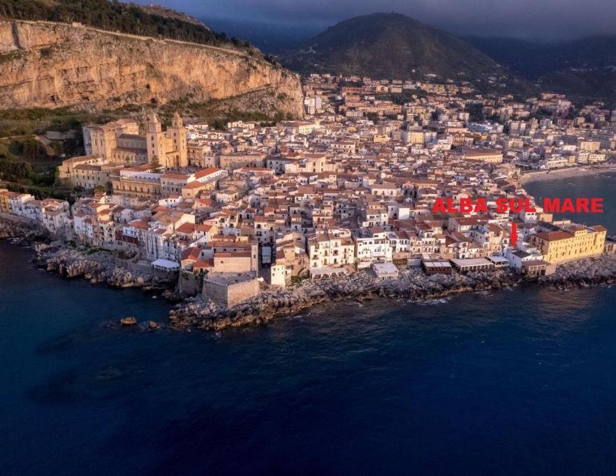Alba Sul Mare By Caseserio Cefalu Bagian luar foto