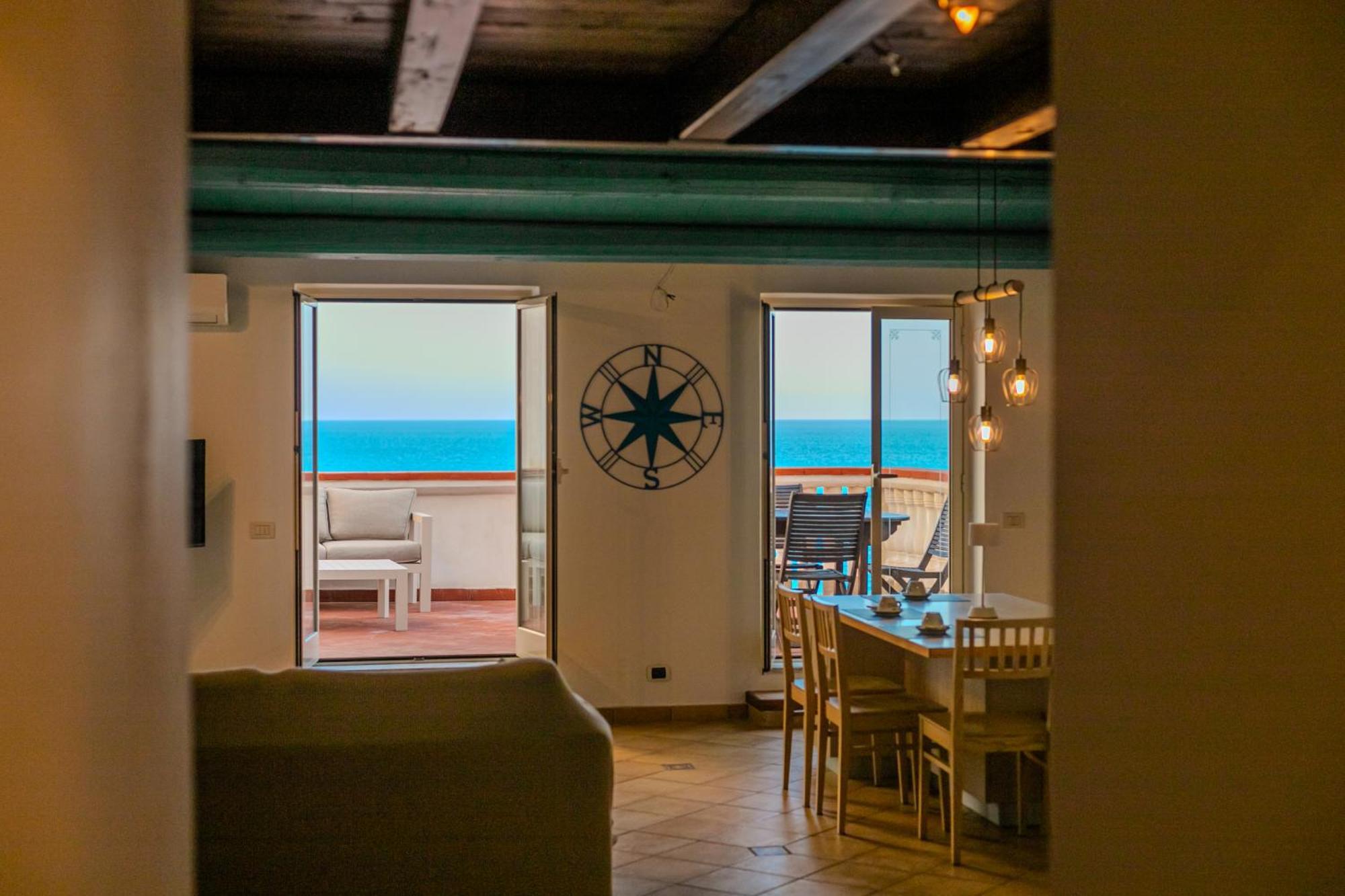Alba Sul Mare By Caseserio Cefalu Bagian luar foto