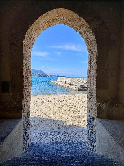Alba Sul Mare By Caseserio Cefalu Bagian luar foto